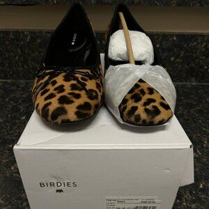 Never Worn LEOPARD Birdies Hummingbird Genuine Calf Hair Pumps - Size 7
